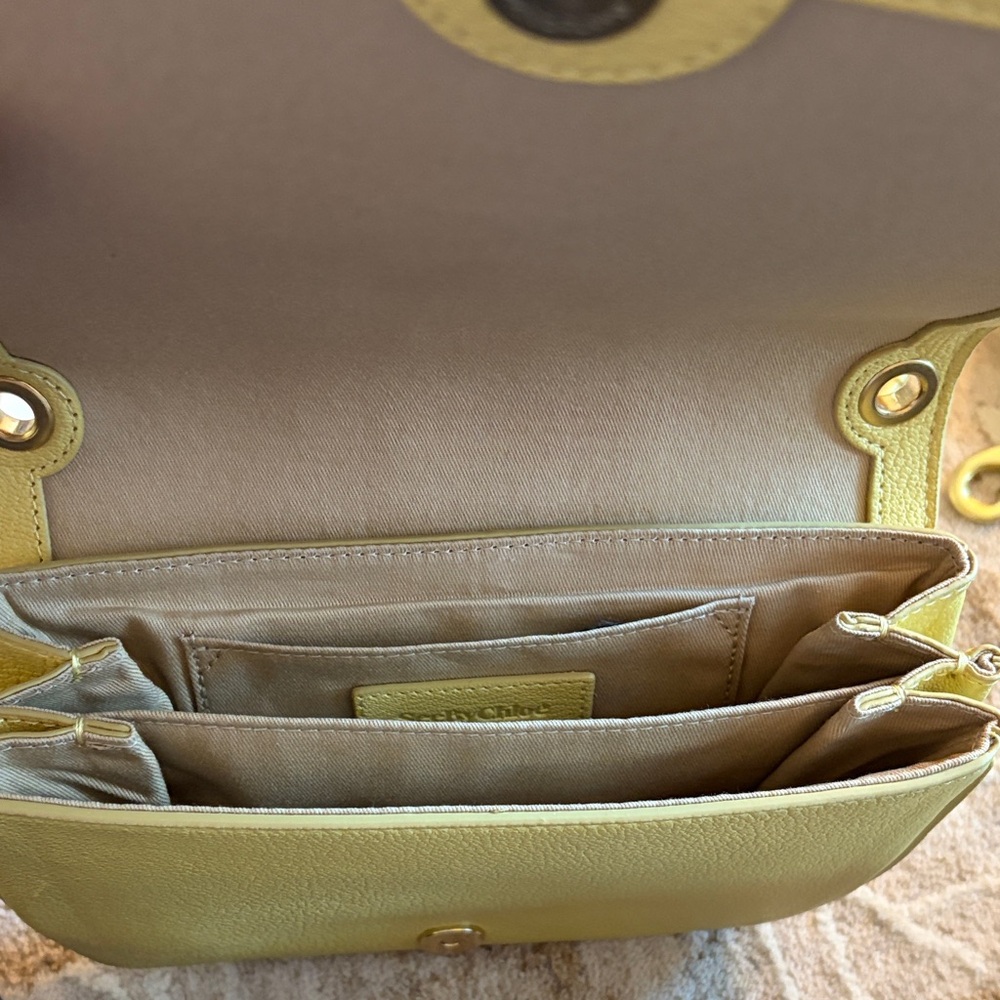 See By Chloe Yellow Hana Crossbody Bag - Picture 2 of 4